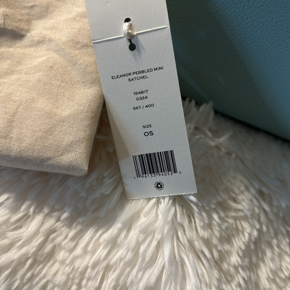 Used once TB Eleanor Pebbled Mini Satchel - Picture 5 of 7